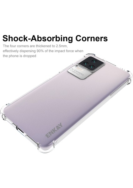 Xiaomi Poco F4 5g/redmi K40S 5g Kristal Berraklığında Kayma Önleyici Telefon Kapağı Dört Köşe Geliştirilmiş Düşme Koruma Çantası Için Tpu Ince Kasa (Yurt Dışından) fiyatları