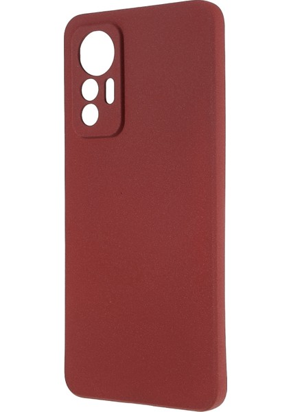 Xiaomi Için 12 Lite 5g Çift Taraflı Mat Yumuşak Tpu Telefon Kapağı Fingerprint Anti-Çizgiye Karşı Çizgiye Karşı Koşu Kırmızısı (Yurt Dışından) modelleri