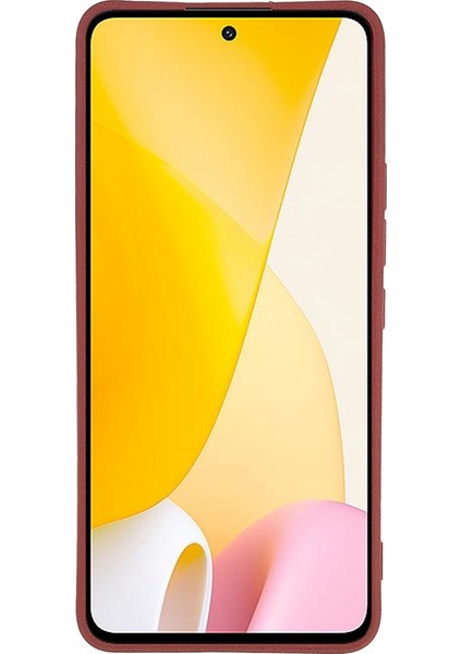 Xiaomi Için 12 Lite 5g Çift Taraflı Mat Yumuşak Tpu Telefon Kapağı Fingerprint Anti-Çizgiye Karşı Çizgiye Karşı Koşu Kırmızısı (Yurt Dışından) fırsatları