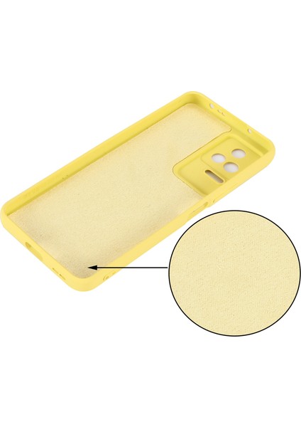 Xiaomi Için Poco F4 5g/redmi K40S 5g Scraty-Dirençli Silky-Yumuşak Sıvı Silikon Telefon Kılıfı Strap-Sarı (Yurt Dışından) fırsatları