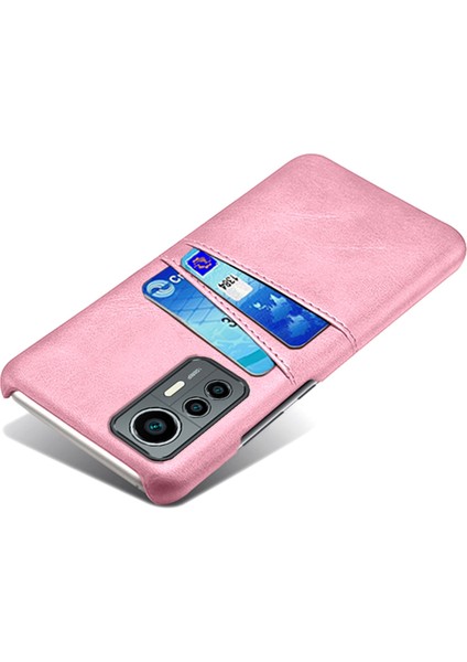 Xiaomi Için 12 Lite 5g Çift Kart Yuvalı Pu Deri Kaplamalı Sabit Pc Sert Pc Anti-Cratch Shell-Rose Altın (Yurt Dışından) modelleri