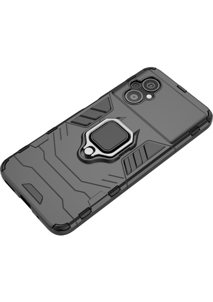 Xiaomi Poco M5 Için 4g Anti-Drop Anti-Drop Telefon Kılıf Halka Tutucu Kickstand Sabit Pc Yumuşak Tpu Akıllı Telefon Kapak Black (Yurt Dışından) fırsatları
