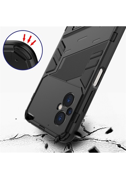 Xiaomi Poco M4 Için 5g Şok Geçirmez Kickstand Case Hibrid Hard Pc Yumuşak Tpu Koruyucu Telefon Kapak-Beyaz (Yurt Dışından) indirimleri