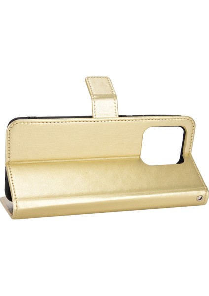 Manyetik Kapatma Cüzdan Xiaomi Için Telefon Kılıfı Redmi 10C Pu Deri Folio Flip Cover Çılgın At Doku Doku Kabuğu Strap-Gold (Yurt Dışından) fırsatları