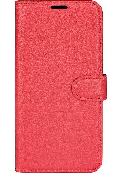 Xiaomi Için 12 Lite Litchi Doku Telefon Kılıfı Pu Deri+Tpu Ayarlanabilir Stand Cüzdan Koruyucu Telefon Kapak-Kırmızı (Yurt Dışından) indirimleri