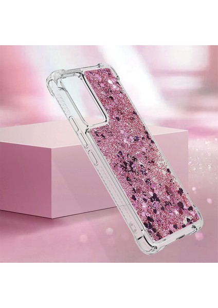 Xiaomi Için 12 Lite 5g Yumuşak Tpu Damla Geçirmez Kapak Cep Telefonu Koruyucu Kılıf Sıvı Yüzer Glitter Sexins-Rose Altın/kalpler (Yurt Dışından) indirimleri