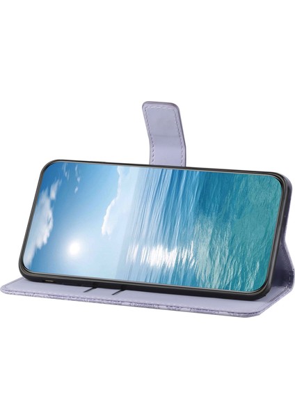 Xiaomi Için Şok Geçirmez Telefon Kasası Redmi A1 4g/a2 4g Pu Deri Deri Etnik Tarz Baskılı Çiçek Stand Çizme-Cüzdan Kapağı (Yurt Dışından)