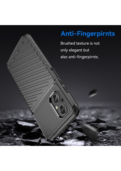 Xiaomi Poco M5 Için 4g Thunder Serisi Kalınlaştırılmış Tpu Damla Geçirmez Telefon Kılıfı Twill Doku Slip Anti-Slip Koruyucu Kapak Black (Yurt Dışından) fırsatları