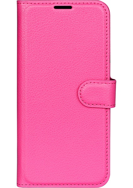 Xiaomi Redmi Için Not 11E 5g/redmi 10 5g/redmi 10 Prime+ 5g Cüzdan Stili Litchi Doku Telefon Kılıfı Pu Deri+ Tpu Çift Katman Koruma Standı Kabuk Rose (Yurt Dışından)