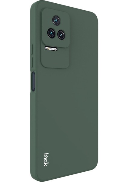 Xiaomi Redmi K50/K50 Pro, Düz Kenar Kesik Tpu Koruyucu Kapak Midnight Green Için Yumuşak Kılıf (Yurt Dışından)