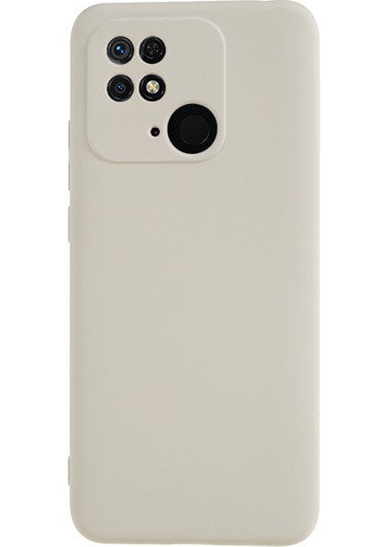 Xiaomi Redmi 10C 4g Için Ka Telefon Kılıflı Kılıf Çıkırma Geçirmez Fiber Astar Yumuşak Tpu Arka Kapak-Beyaz (Yurt Dışından)