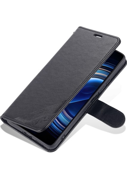 Xiaomi Için Redmi K50 PRO/K50 Cüzdan Telefon Kılıfı Dokulu Pu Deri Folyo Flip Kitap Kapağı Tpu Şok Geçirmez Stand Case-Black (Yurt Dışından) indirimleri
