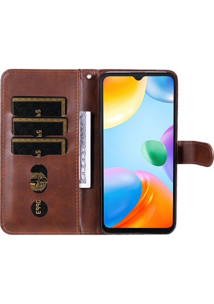 Xiaomi Için Redmi 10C/REDMI 10 (Hindistan) Fermuarı Cep Deri Cüzdan Kılıfı Manyetik Kapanma Stand Şok Geçirmez Koruyucu Koruyucu Kapak Kılıfı (Yurt Dışından) modelleri