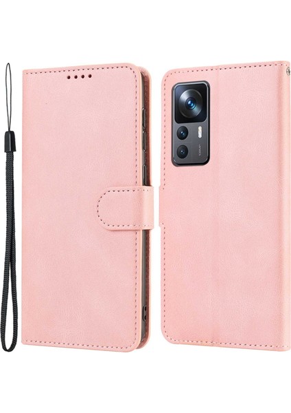 Xiaomi 12T 5G/12T Pro 5g/redmi K50 Ultra 5g Pu Deri+Tpu Şok Geçirmez Cüzdan Kapağı Folio Flip Stant Stand Telefon Kılıfı (Yurt Dışından)