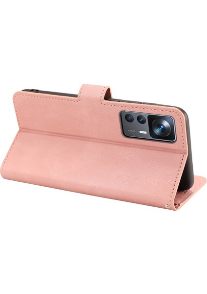 Xiaomi 12T 5G/12T Pro 5g/redmi K50 Ultra 5g Pu Deri+Tpu Şok Geçirmez Cüzdan Kapağı Folio Flip Stant Stand Telefon Kılıfı (Yurt Dışından) fırsatları