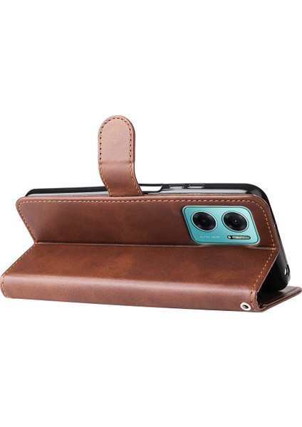 Xiaomi Için Redmi Xiaomi Için Redmi Not 11E 5g/redmi 10 5g/redmi 10 Prime+ 5g Fermuarlı Cep Külten Pu Deri Telefon Kabuğu Folio Flip Cüzdan+ Stand Telefon Kılıfı Aksesuar-Brown (Yurt Dışından) indirimleri