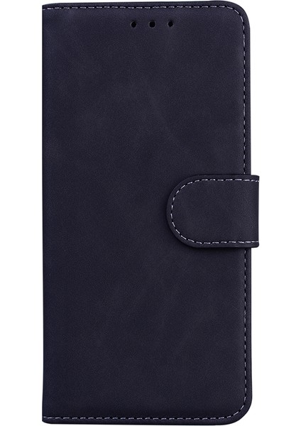 Xiaomi Redmi 10C Için Düz Renk Telefon Kılıfı, Pu Deri Stand Cüzdan Kapağı Tpu Iç Telefon Kabuk Black (Yurt Dışından) indirimleri