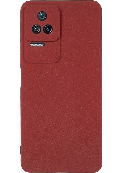 Xiaomi Redmi K40S Için 5g/poco F4 5g Ultra Ince Fall Anti-Fall Tpu Telefon Kılıfı Çift Taraflı Mat Telefon Kırmızısı (Yurt Dışından)