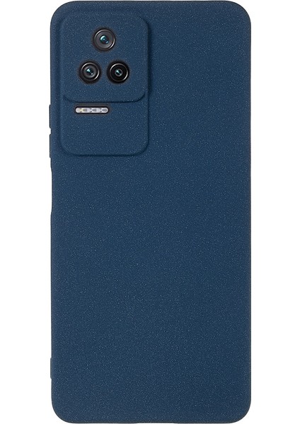 Xiaomi Redmi K40S Için 5g/poco F4 5g Ultra Ince Fall Anti-Fall Tpu Kılıfı Çift Taraflı Mat Telefon Kabuk-Dark Mavi (Yurt Dışından)