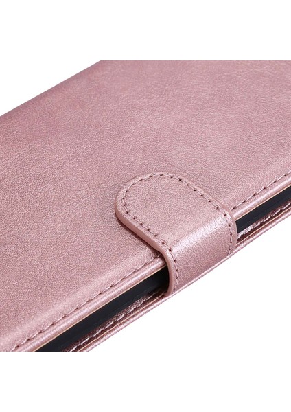 Xiaomi Için 12 Lite 5g 5g Düz Renkli Pu Deri Kılıf Tamamen Sarılmış Telefon Stand Cüzdan Kapağı Strap-Rose Altın (Yurt Dışından) fiyatları