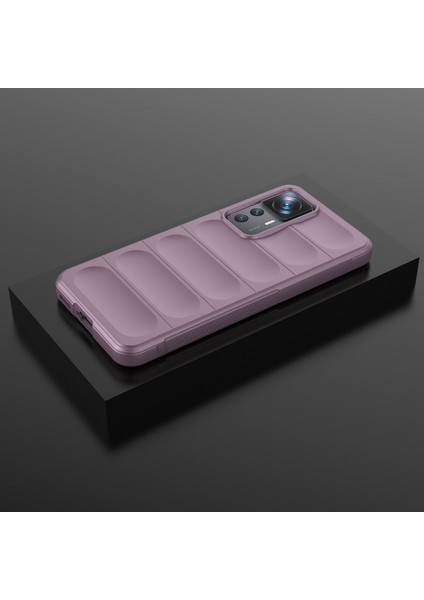 Xiaomi 12T Pro 5g Sağlam Tpu Telefon Kapağı Damla Geçirmez Koruyucu Vaka Işığı Mor (Yurt Dışından)