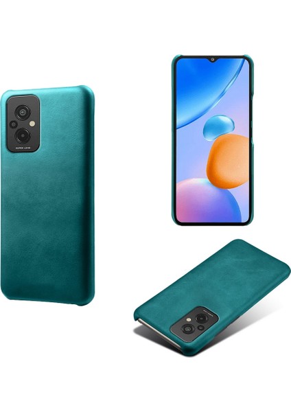 Xiaomi Redmi Için 11 Prime 4g Buzağı Dokulu Pu Deri Kaplamalı Pc Koruyucu Kapak Şok Geçirmez Telefon Geri Geri Yeşili (Yurt Dışından) fiyatları