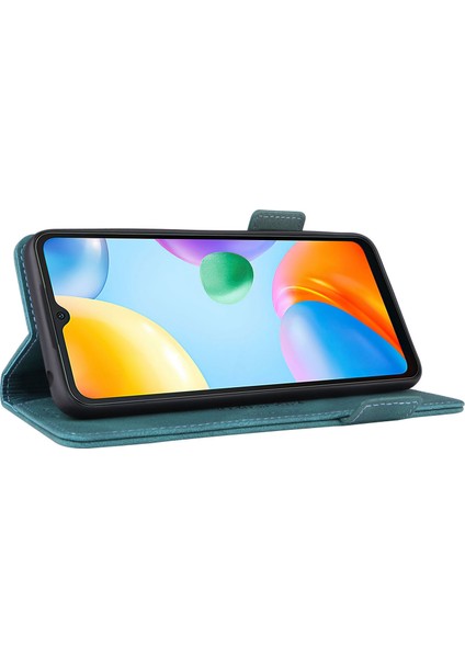 Xiaomi Redmi Için 10C Pu Deri Deri Cüzdan Koruyucu Telefon Kılıfı Stand Kitap Tasarımı Şok Geçirmez Tpu Iç Kabuk Anti-Çizelge Kapak Blue (Yurt Dışından) indirimleri