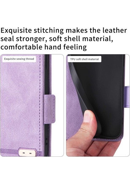 Xiaomi Redmi Için 10C Pu Deri Deri Cüzdan Koruyucu Telefon Kılıfı Stand Kitap Tasarımı Şok Geçirmez Tpu Iç Kabuk Anti-Çizelge Kapak-Moral (Yurt Dışından) modelleri