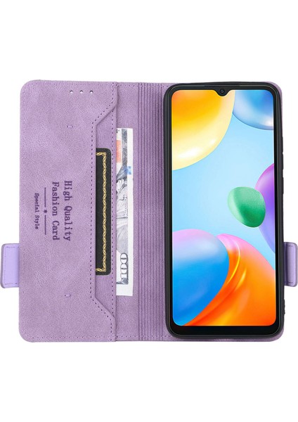 Xiaomi Redmi Için 10C Pu Deri Deri Cüzdan Koruyucu Telefon Kılıfı Stand Kitap Tasarımı Şok Geçirmez Tpu Iç Kabuk Anti-Çizelge Kapak-Moral (Yurt Dışından) fırsatları