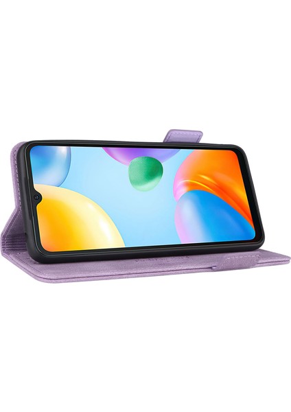 Xiaomi Redmi Için 10C Pu Deri Deri Cüzdan Koruyucu Telefon Kılıfı Stand Kitap Tasarımı Şok Geçirmez Tpu Iç Kabuk Anti-Çizelge Kapak-Moral (Yurt Dışından) indirimleri