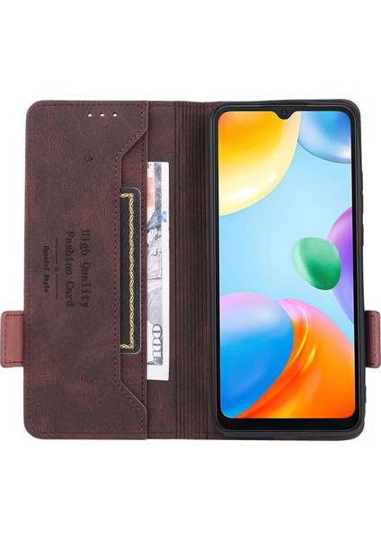 Xiaomi Redmi Için 10C Pu Deri Deri Cüzdan Koruyucu Telefon Kılıfı Stand Kitap Tasarımı Şok Geçirmez Tpu Iç Kabuk Anti-Çizelge Kapak Kavurası (Yurt Dışından) fırsatları