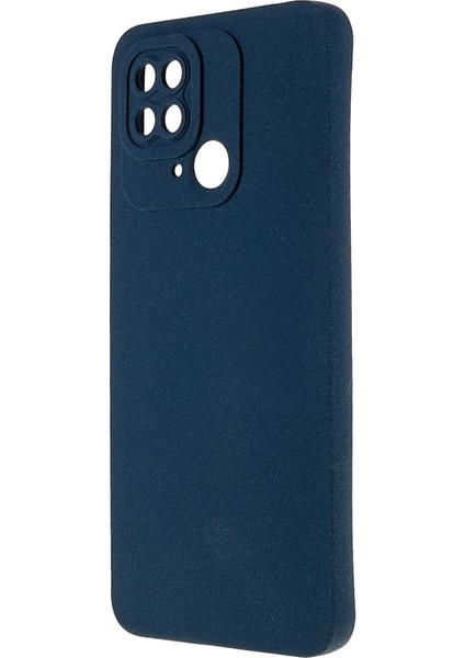 Xiaomi Redmi Için 10C Cep Telefonu Kapağı Çizgi Anti Çift Taraflı Mat Yumuşak Tpu Telefon Koruyucu Kabuk Navy Mavi (Yurt Dışından) modelleri