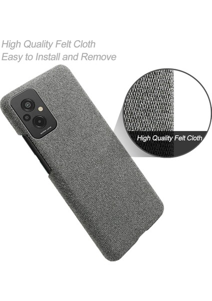 Xiaomi Redmi Için 11 Prime 4g Şok-Absorpsiyon Cep Telefon Kılıfı Kabuk Düz Renk Sert Pc+Bez Telefon Kapak-Grey (Yurt Dışından) fırsatları