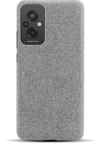 Xiaomi Redmi Için 11 Prime 4g Şok-Absorpsiyon Cep Telefon Kılıfı Kabuk Düz Renk Sert Pc+Bez Telefon Kapak Işık Gri (Yurt Dışından) modelleri