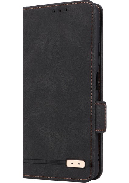 Donanım Dekoru Xiaomi Için Telefon Kılıfı Poco M4 Pro 5g/redmi 10 4g (2021)/NOT 11S 5g, Çift Manyetik Kıçalı Pu Deri Cüzdan Katlanabilir Stand Telefon Kapak Black (Yurt Dışından)