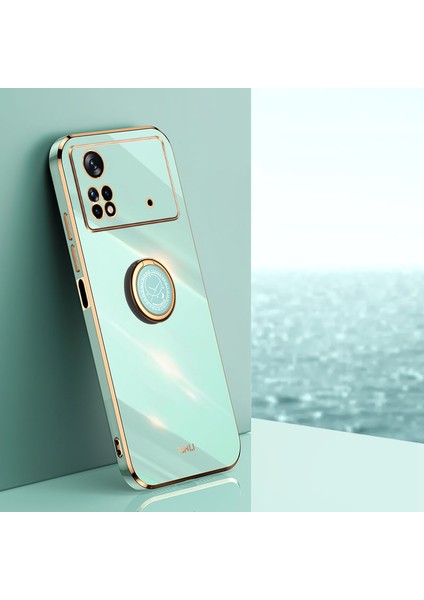 Xiaomi Poco X4 Pro 5g Için Xinli Elektrapılaşma Telefon Kılıfı, Kickstand-Cen ile Esnek Tpu Arka Kapak (Yurt Dışından) fiyatları