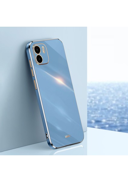 Xıamı Redmı A1 4g/a2 4g Için Xinli Elektrapan Altın Edge Telefon Kılıfı, Toz Geçirmez Tpu Telefon Kapak Mavisi (Yurt Dışından) indirimleri