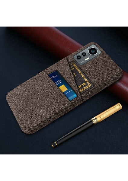 Xiaomi Için 12 Lite 5g Ultra Ince Kumaş Doku Çift Kart Yuvası ile Giyim Dayanıklı Telefon Kılıfı (Yurt Dışından) indirimleri
