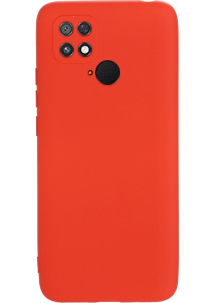 Xiaomi Poco C40 4g Için Sıvı Silikon Telefon Kılıfı, Yumuşak Fiber Astar Strap-Red ile Yumuşak Fiber Astar Anti-Solma Telefon Kapağı (Yurt Dışından)