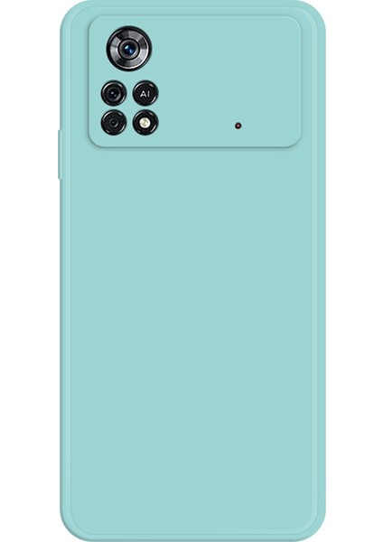Xiaomi Poco X4 Pro 5g Düz Kenarlı Ka Yumuşak Tpu Kılıf Mikrofiber Astar Anti-Drop Anter Telefon Geri Kapak-Cave-Ciman (Yurt Dışından)