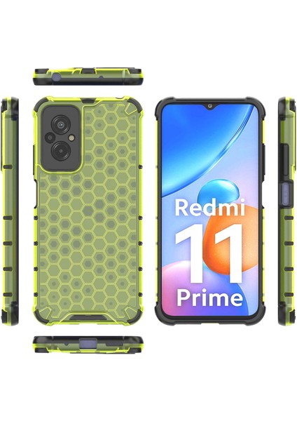 Xiaomi Redmi Için 11 Prime 4g Petek Doku Doku Anti-Drop Telefon Kılıfı Yumuşak Tpu+Sert Pc Hibrid Kapak Yahudi (Yurt Dışından) indirimleri