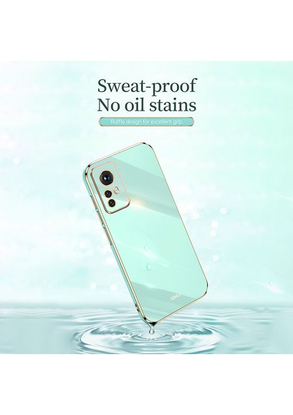 Xiaomi Için Xinli 12 Lite 5g Yumuşak Tpu Telefon Kılıfı, Şok Geçirmez Elektraplama Tam Kamera Lens Koruma Kapak Black (Yurt Dışından) modelleri