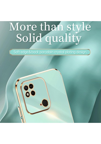 Xiaomi Redmi Için Xinli 10C 4g Elektrokaplama Altın Kenarlı Telefon Kılıfı, Anti Dust Tpu Telefon Kapak Pembe (Yurt Dışından) fiyatları