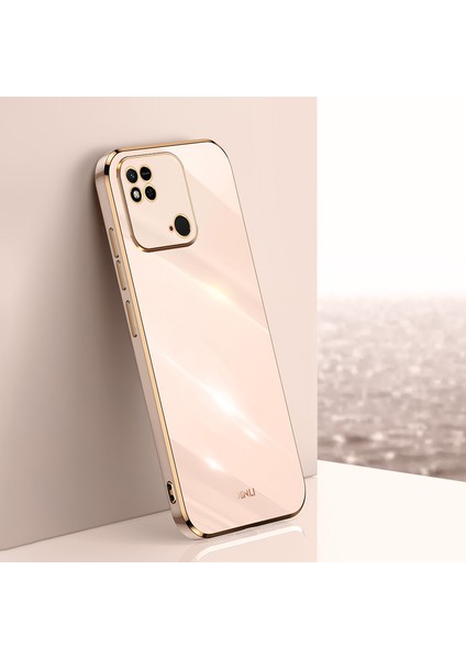 Xiaomi Redmi Için Xinli 10C 4g Elektrokaplama Altın Kenarlı Telefon Kılıfı, Anti Dust Tpu Telefon Kapak Pembe (Yurt Dışından) indirimleri