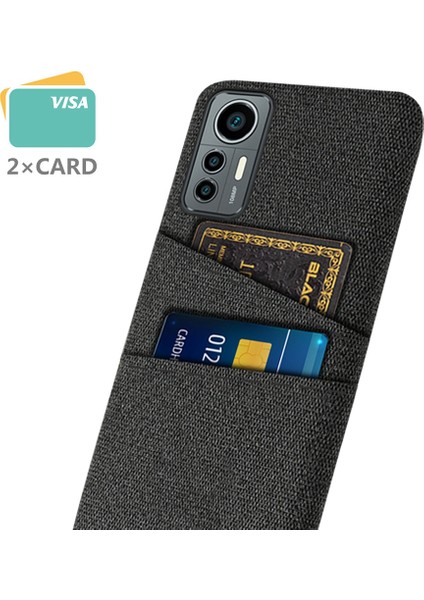 Xiaomi Için 12 Lite 5g Ultra Ince Kumaş Doku Çift Kart Yuvası ile Çizgiye Dayanıklı Telefon Kılıfı Giyim Dayanıklı Telefon Kablosu (Yurt Dışından) modelleri
