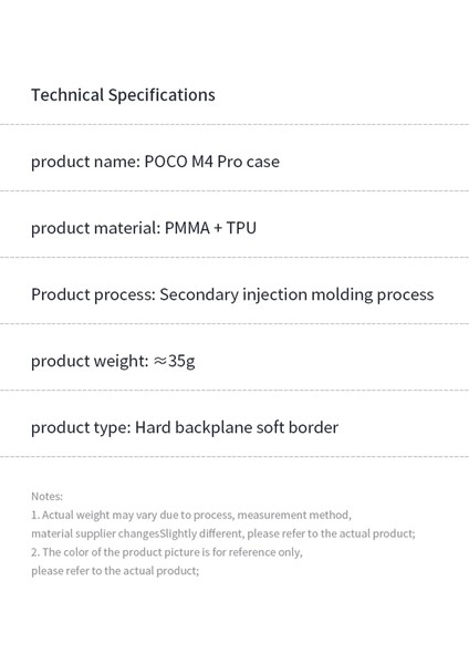 Xiaomi Poco M4 Pro 4g Anti-Drop Şeffaf Arka Kasa Hibrid Akrilik+Tpu Telefon Kapağı Bağımsız Düğmeler-Black (Yurt Dışından) indirimleri