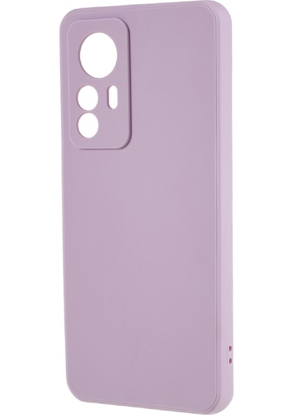 Xiaomi Redmi K50 ULTRA/12T 5g Yumuşak Tpu Telefon Kasası Düz Kenar Çizgeni Anti-Clatch Arka Kapak Işığı Mor (Yurt Dışından)