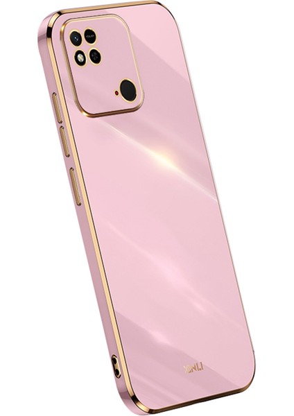 Xiaomi Redmi Için Xinli 10C 4g Elektrokaplatma Altın Kenar, Dust Tpu Anti Tpu Telefon Kapak Morası (Yurt Dışından)