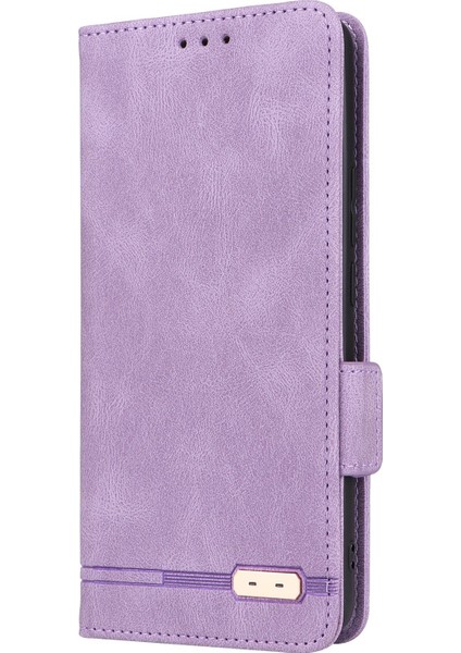Xiaomi 12T 5g/redmi K50 Ultra 5g Cüzdan Flip Telefon Kapağı Donanım Dekoru Pu Derisi Manyetik Kapanma Stand Kılıf-Mor (Yurt Dışından) indirimleri