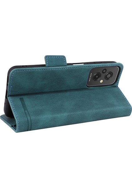 Xiaomi Redmi Için 11 Prime 4g Anti-Çizelge Pu Deri Deri Anti Dalgalı Kılıf Donanım Dekoru Çift Manyetik Toka Cüzdan Stand Kabuk Mavisi (Yurt Dışından) fırsatları